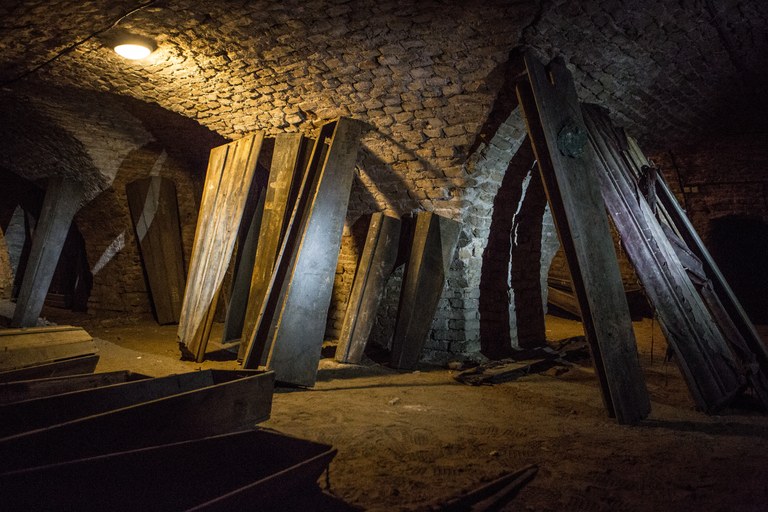 Crypt of the Dominican Church of the Holy Spirit (Vilnius, Lithuania).